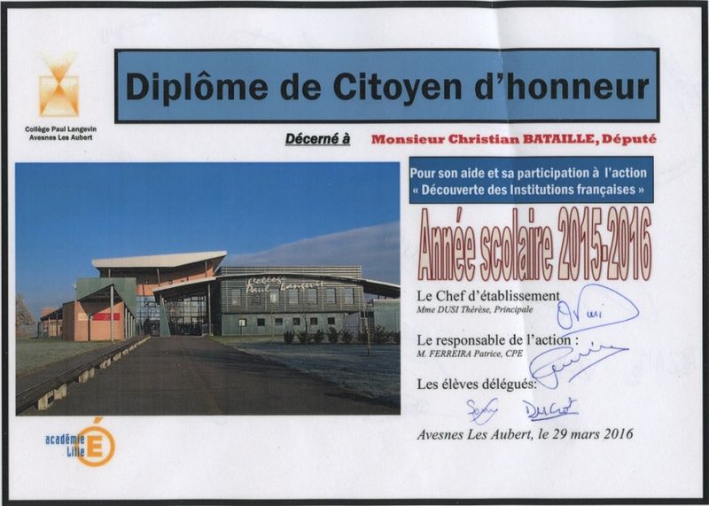 Citoyen honneur